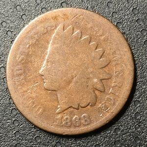 🦅 Key Date 1868 Indian Head Penny - Hard to find this Year! 🦅